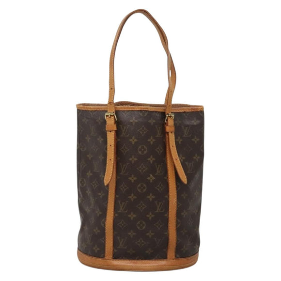 LOUIS VUITTON Monogram Bucket GM Shoulder Bag M42236 LV Auth 138294