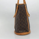 LOUIS VUITTON Monogram Bucket GM Shoulder Bag M42236 LV Auth 138294-4