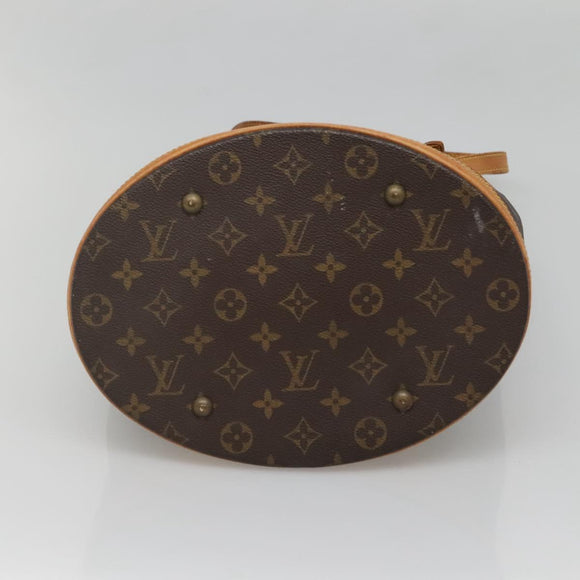 LOUIS VUITTON Monogram Bucket GM Shoulder Bag M42236 LV Auth 138294