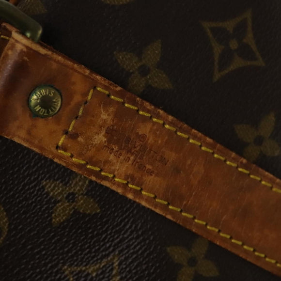 LOUIS VUITTON Monogram Keepall Bandouliere 50 Boston Bag M41416 LV Auth 138297