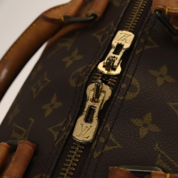 LOUIS VUITTON Monogram Keepall Bandouliere 50 Boston Bag M41416 LV Auth 138297