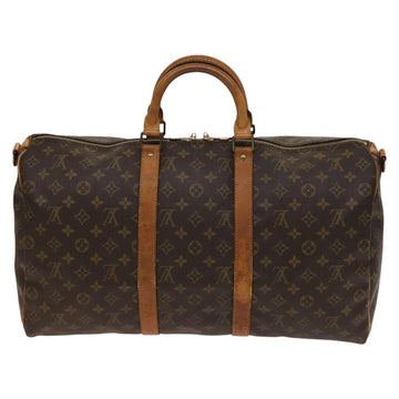 LOUIS VUITTON Monogram Keepall Bandouliere 50 Boston Bag M41416 LV Auth 138297 - 0