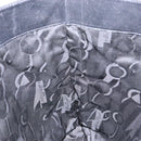 Salvatore Ferragamo Vala Chain Shoulder Bag Canvas Black Gold Auth 138299-17