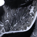 Salvatore Ferragamo Vala Chain Shoulder Bag Canvas Black Gold Auth 138299-19