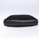 Salvatore Ferragamo Vala Chain Shoulder Bag Canvas Black Gold Auth 138299-5