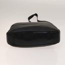 GUCCI Bamboo Shoulder Bag Leather 2way Black Gold 001 1781 1577 Auth 138302-11