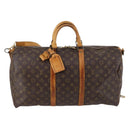 LOUIS VUITTON Monogram Keepall Bandouliere 50 Hand Bag M41416 LV Auth 138308-13
