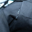 BURBERRY Nova Check Blue Label Hand Bag Nylon Light Blue Silver Auth 138310-12