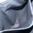 BURBERRY Nova Check Blue Label Hand Bag Nylon Light Blue Silver Auth 138310-20