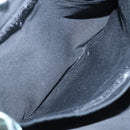 BURBERRY Nova Check Blue Label Hand Bag Nylon Light Blue Silver Auth 138310-21