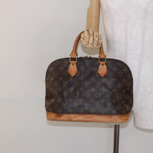 LOUIS VUITTON Monogram Alma Hand Bag M51130 LV Auth 138311