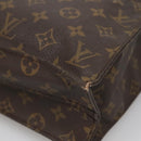 LOUIS VUITTON Monogram Sac Plat Hand Bag M51140 LV Auth 138313-15