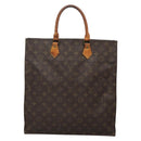 LOUIS VUITTON Monogram Sac Plat Hand Bag M51140 LV Auth 138313-13