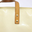LOUIS VUITTON Monogram Vernis Reade PM Hand Bag Perle M91336 LV Auth 138316-10