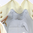 LOUIS VUITTON Monogram Vernis Reade PM Hand Bag Perle M91336 LV Auth 138316-19