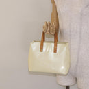 LOUIS VUITTON Monogram Vernis Reade PM Hand Bag Perle M91336 LV Auth 138316-22