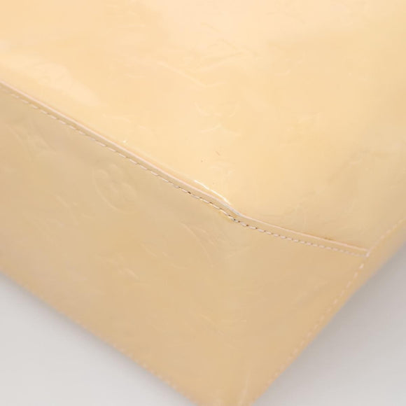 LOUIS VUITTON Vernis Reade MM Hand Bag Marshmallow Pink M91304 LV Auth 138317