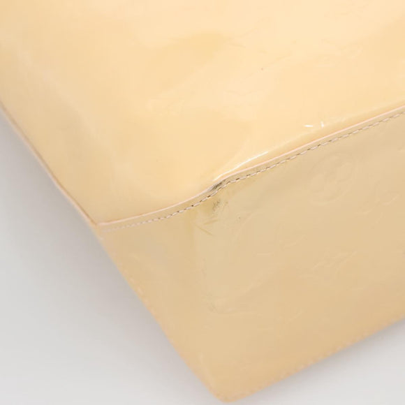 LOUIS VUITTON Vernis Reade MM Hand Bag Marshmallow Pink M91304 LV Auth 138317