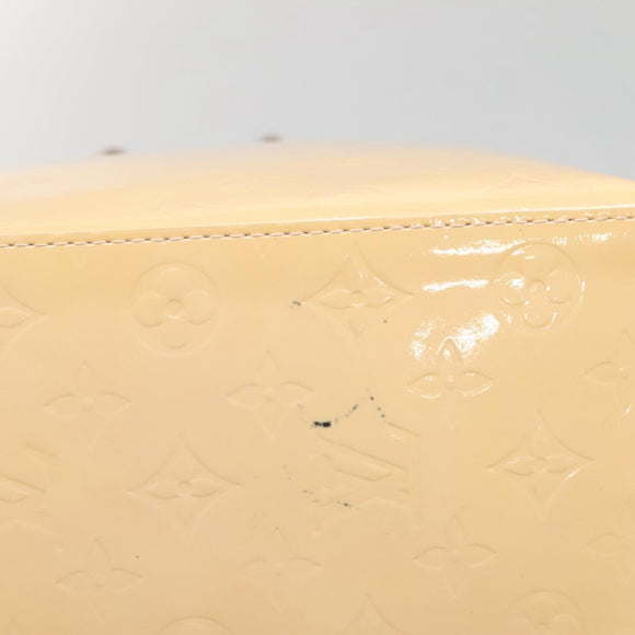 LOUIS VUITTON Vernis Reade MM Hand Bag Marshmallow Pink M91304 LV Auth 138317