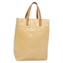 LOUIS VUITTON Vernis Reade MM Hand Bag Marshmallow Pink M91304 LV Auth 138317-1