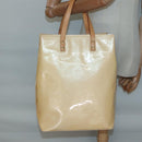 LOUIS VUITTON Vernis Reade MM Hand Bag Marshmallow Pink M91304 LV Auth 138317-21