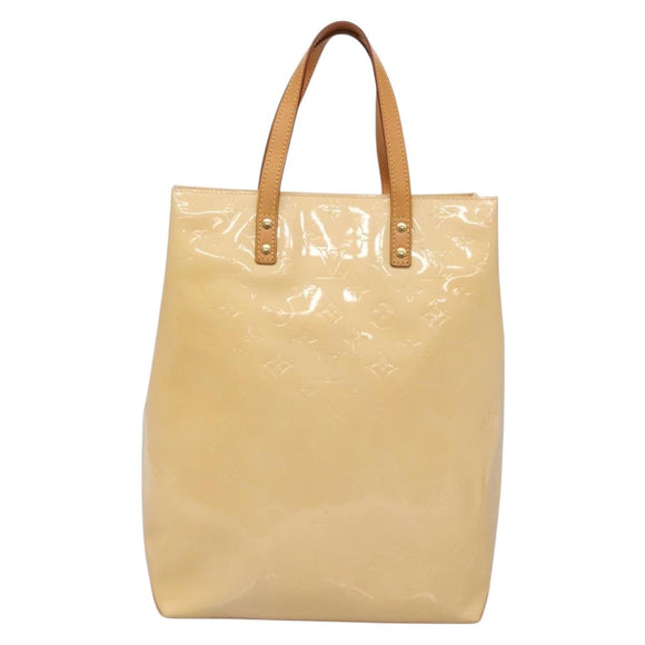 LOUIS VUITTON Vernis Reade MM Hand Bag Marshmallow Pink M91304 LV Auth 138317