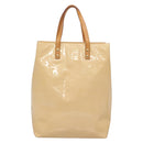 LOUIS VUITTON Vernis Reade MM Hand Bag Marshmallow Pink M91304 LV Auth 138317-2