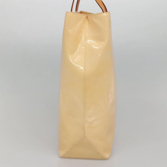 LOUIS VUITTON Vernis Reade MM Hand Bag Marshmallow Pink M91304 LV Auth 138317