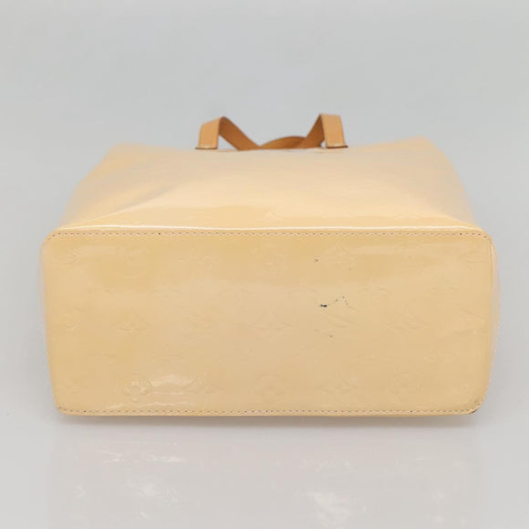 LOUIS VUITTON Vernis Reade MM Hand Bag Marshmallow Pink M91304 LV Auth 138317