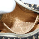 CHANEL Shoulder Bag Canvas Black Silver CC Auth 138320-19