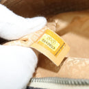 CHANEL Shoulder Bag Canvas Black Silver CC Auth 138320-21