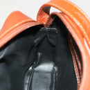 FENDI Pecan Canvas Shoulder Bag Coated Canvas Black Brown gold Auth 138323-17