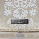 GUCCI Chain Shoulder Bag Velor White 007 2033 1705 Auth 138324-15