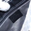 GUCCI Chain Shoulder Bag Velor White 007 2033 1705 Auth 138324-18