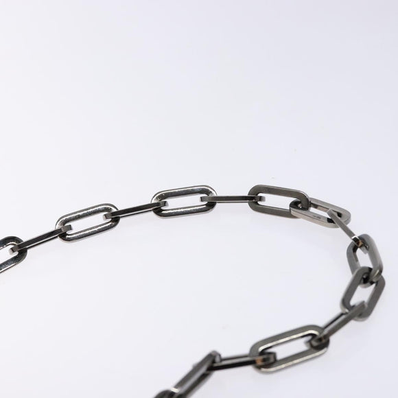 GUCCI Chain Shoulder Bag Velor White 007 2033 1705 Auth 138324