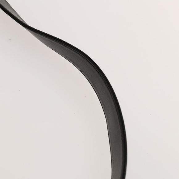 GUCCI Bamboo Shoulder Bag Leather 2way Black Gold 001 1577 Auth 138325