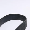 Salvatore Ferragamo Gancini Shoulder Bag Leather Navy Gold Auth 138329-8