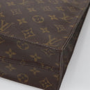LOUIS VUITTON Monogram Sac Plat Hand Bag M51140 LV Auth 138331-15