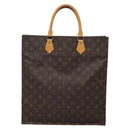 LOUIS VUITTON Monogram Sac Plat Hand Bag M51140 LV Auth 138331-13