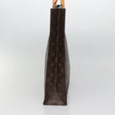 LOUIS VUITTON Monogram Sac Plat Hand Bag M51140 LV Auth 138331-4