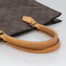 LOUIS VUITTON Monogram Sac Plat Hand Bag M51140 LV Auth 138331-7