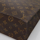 LOUIS VUITTON Monogram Sac Plat Hand Bag M51140 LV Auth 138332-9