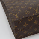 LOUIS VUITTON Monogram Sac Plat Hand Bag M51140 LV Auth 138332-14