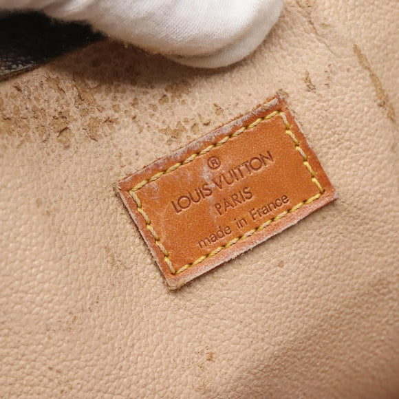 LOUIS VUITTON Monogram Sac Plat Hand Bag M51140 LV Auth 138332