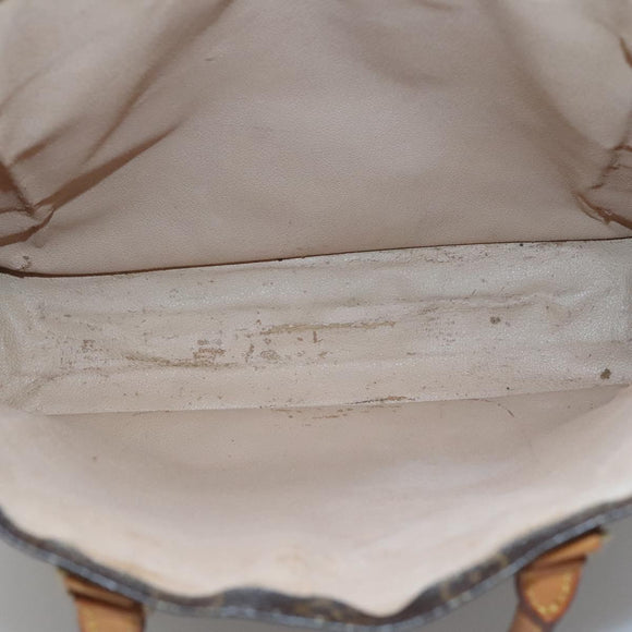 LOUIS VUITTON Monogram Sac Plat Hand Bag M51140 LV Auth 138332