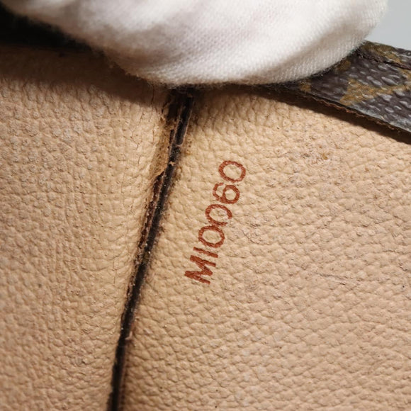 LOUIS VUITTON Monogram Sac Plat Hand Bag M51140 LV Auth 138332