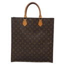 LOUIS VUITTON Monogram Sac Plat Hand Bag M51140 LV Auth 138332-13