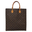 LOUIS VUITTON Monogram Sac Plat Hand Bag M51140 LV Auth 138332-2