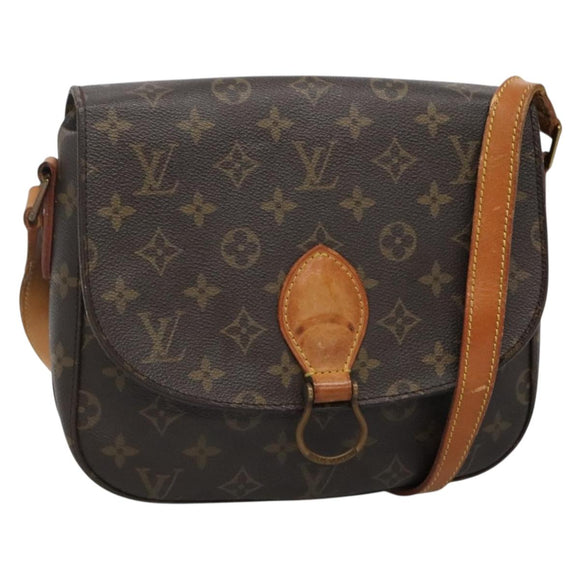 LOUIS VUITTON Monogram Saint Cloud GM Shoulder Bag M51242 LV Auth 138335