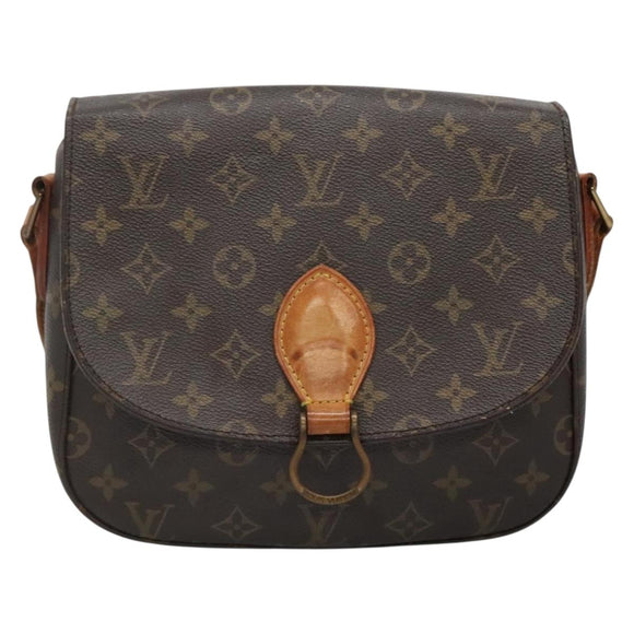 LOUIS VUITTON Monogram Saint Cloud GM Shoulder Bag M51242 LV Auth 138335